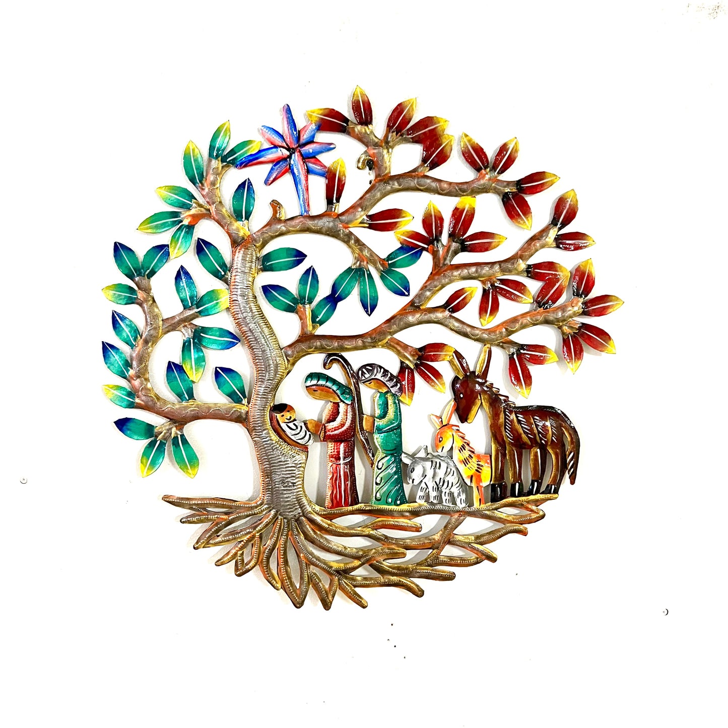 Root of the Tree of Life Nativity- Red/Blue
