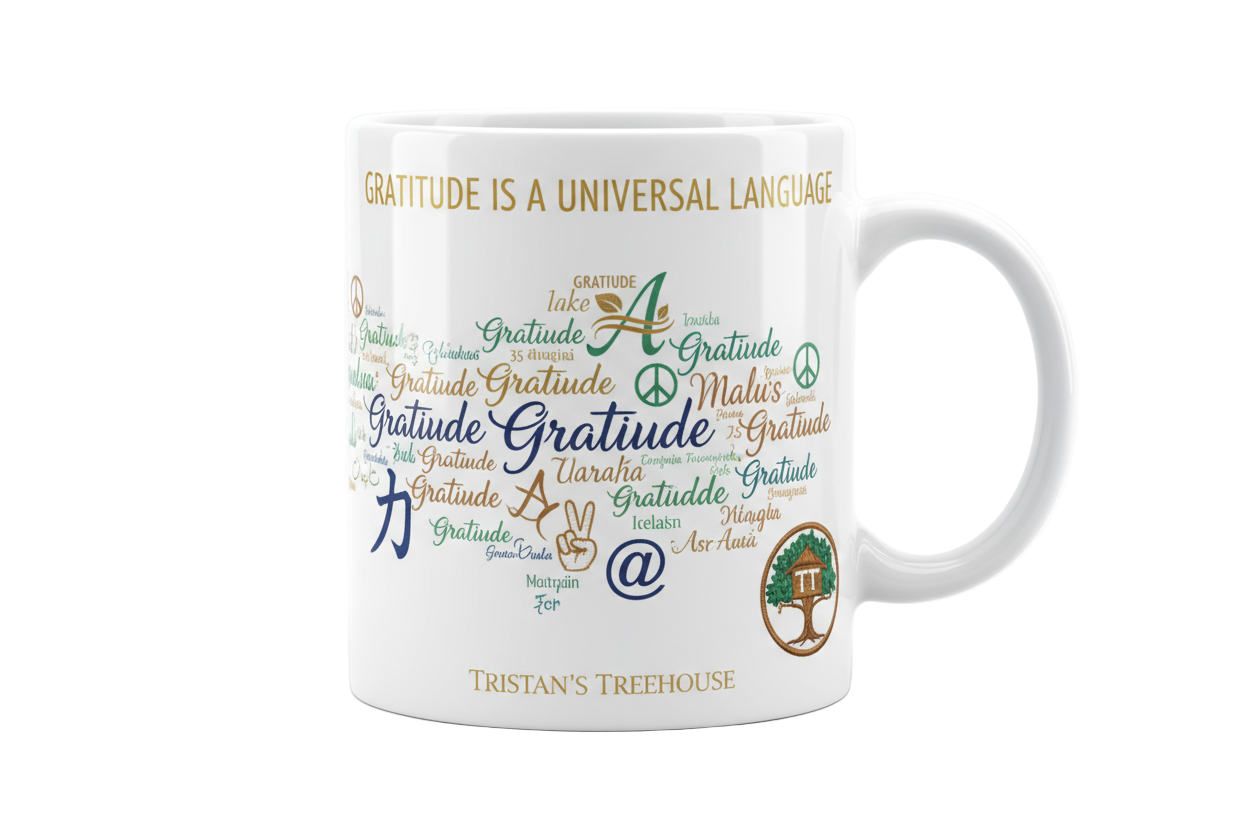 Gratitude is a Universal Language – Mug