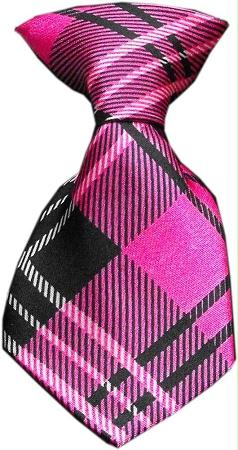 Mirage Pet Products 49-08 Dog Neck Tie Plaid Pink