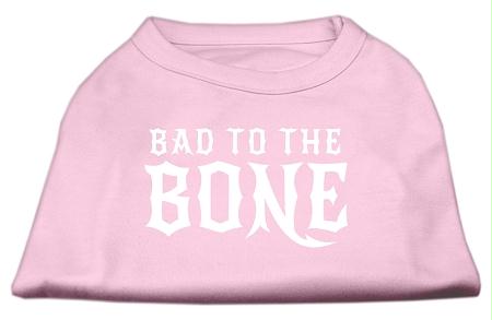 Mirage Pet Products 51-128 XLLPK Bad to the Bone Dog Shirt Light Pink