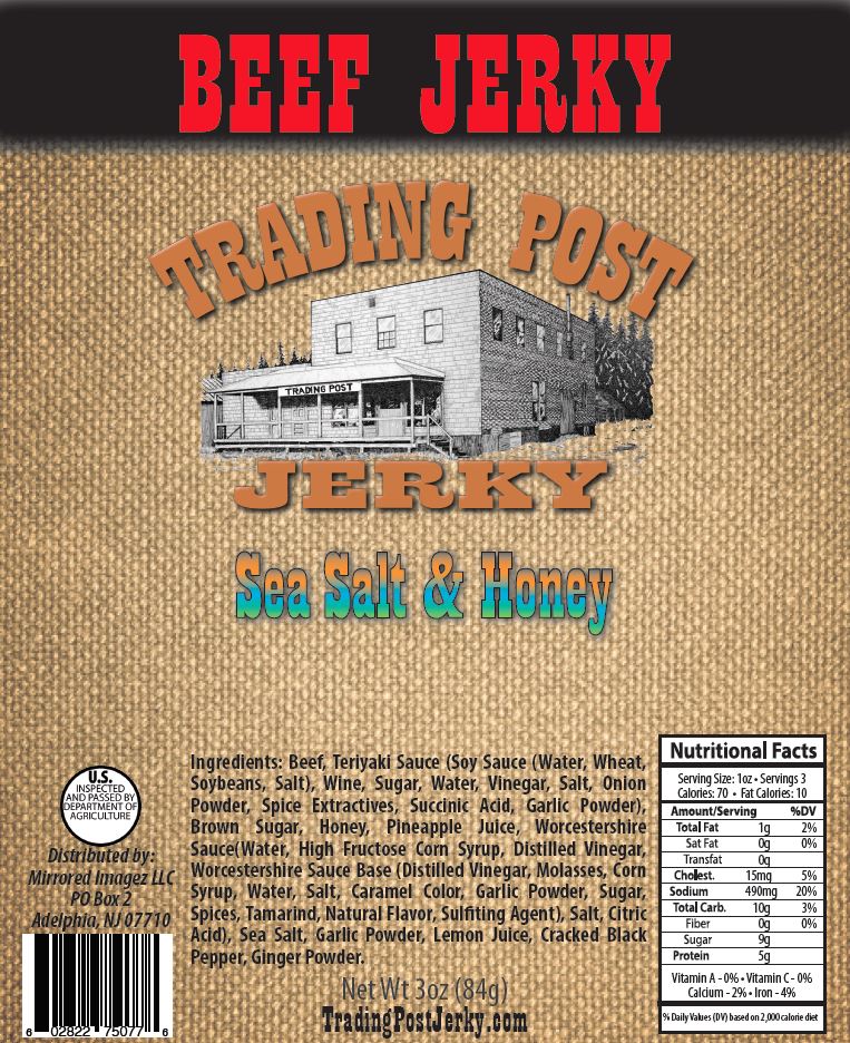 Sea Salt Honey & Pepper Brisket Beef Jerky