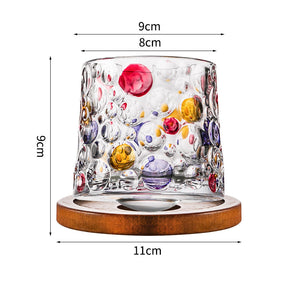 Hand drawn bubbles/wooden Tra