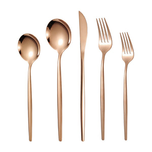 Rose Gold Five-Piece Set