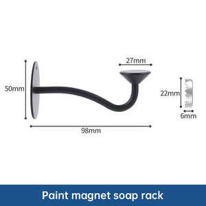 Black Magnetic Suction Soap Holder