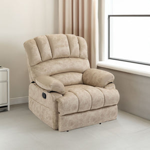 Beige + Fabric + Fiber Foam and Polyester Fiber Pad