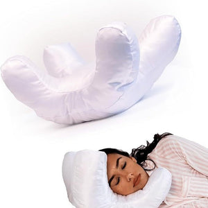 Cotton filled pillow-white