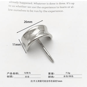 Half circle silver