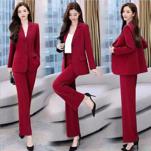 Wine Red 2PCs Set