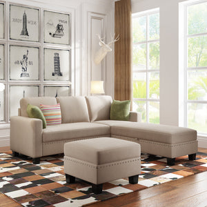 Fabric + Warm Grey + Fabric