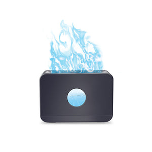 Black monochrome blue light