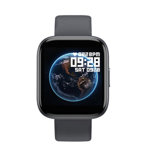 Black silicone strap