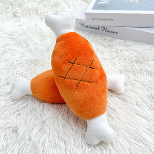 Double Bone Chicken Leg Plush Toy