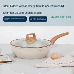 28cm with tempered glass cover