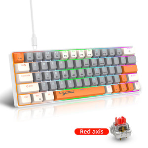 Three piece gray red axis
