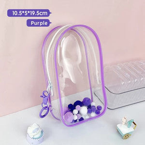 purple - PVC zipper