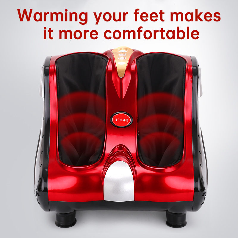Full-Coverage Heating Smart Massager for Foot and Leg Therapy: Acupoint Massaging Device for Foot, Leg, and Sole Wellness