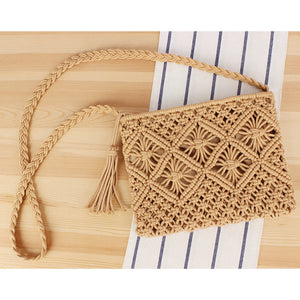 Camel (Can be used as both a clutch and a crossbody)