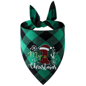 Green and black Christmas hat