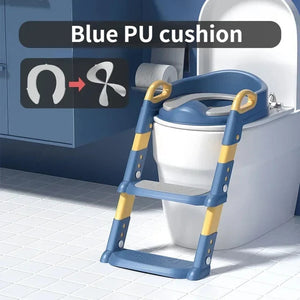 Blue PU cushion