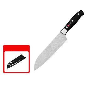 Patterned chef's knife