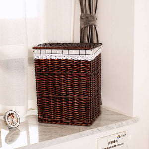 Coffee Covered White Grid