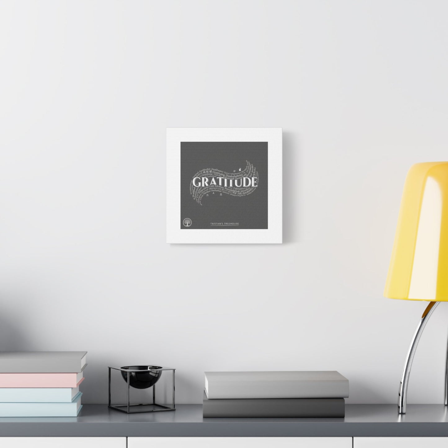 Gratitude Wall Art Matte Canvas | Tiny Treats, sweet uplifting print