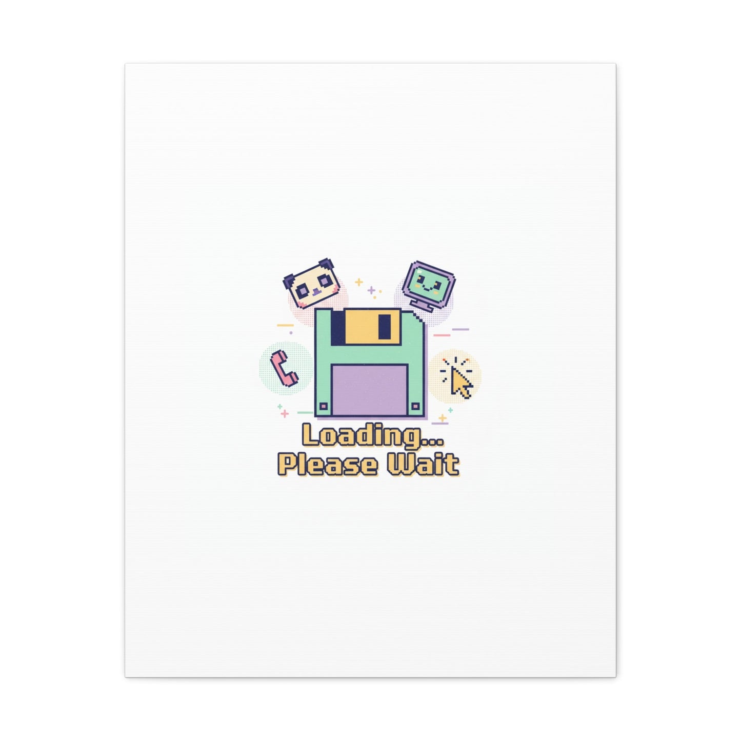 Loading Please Wait Canvas | Old Internet Aesthetic, 90s Web Nostalgia