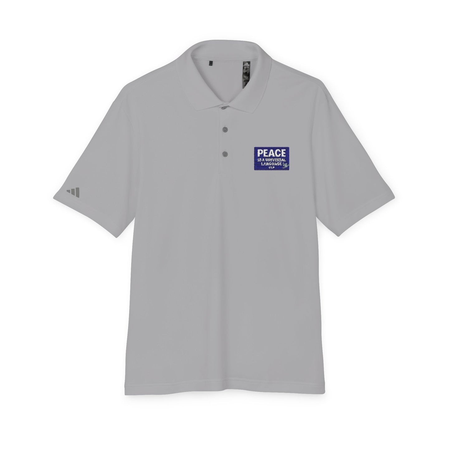 Peace Is a Universal Language Golf Polo — adidas Performance Polo