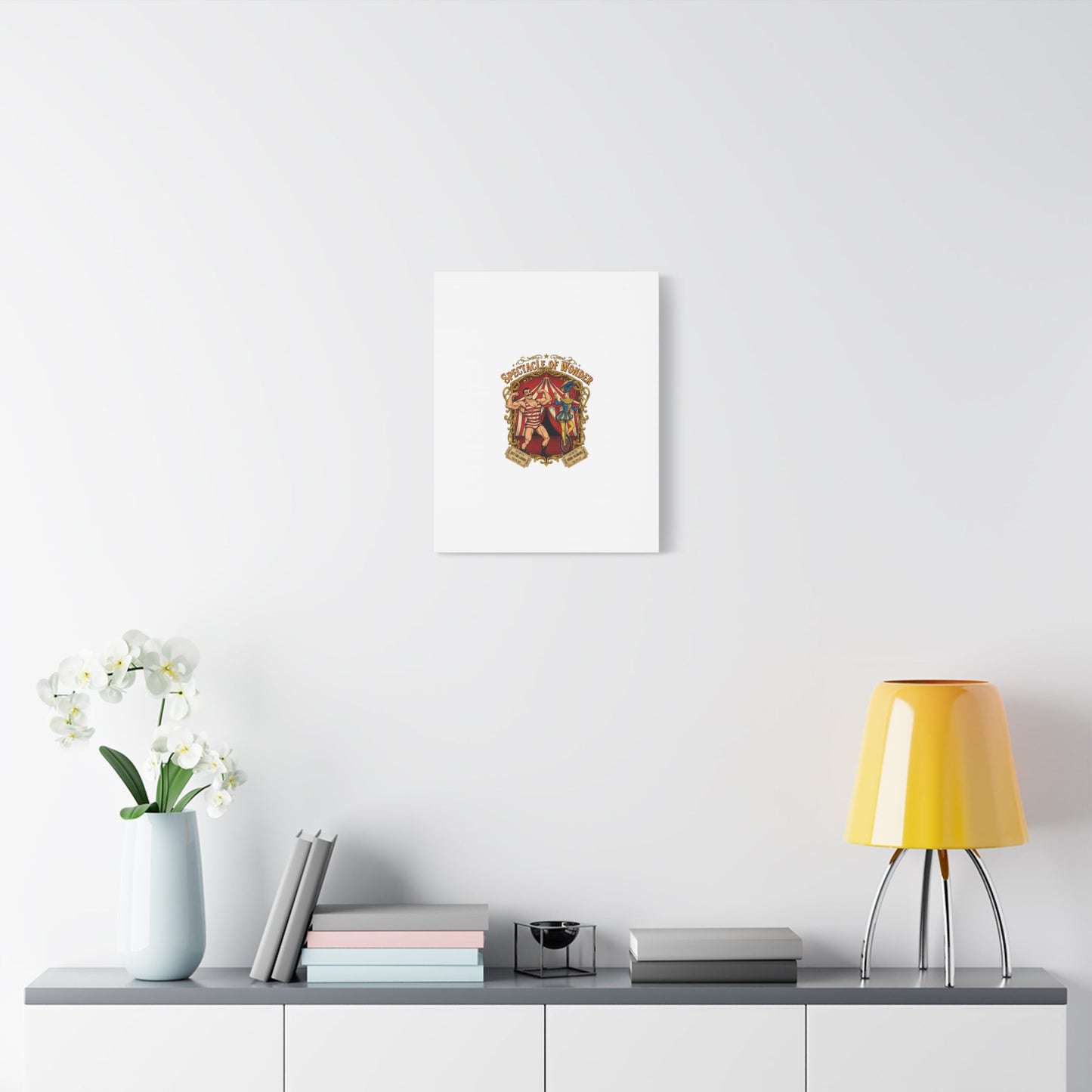 Spectacle of Wonder Circus Art Print, Canvas | Vintage Carnival Design