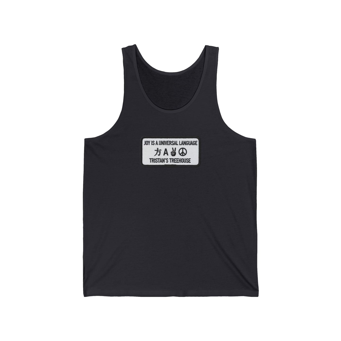 Tank Top — Joy Is A Universal Language Graphic Tank (Tristan’s Treetribe)