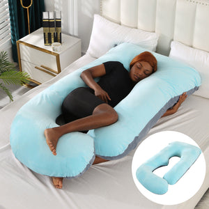 Velvet light blue light gray