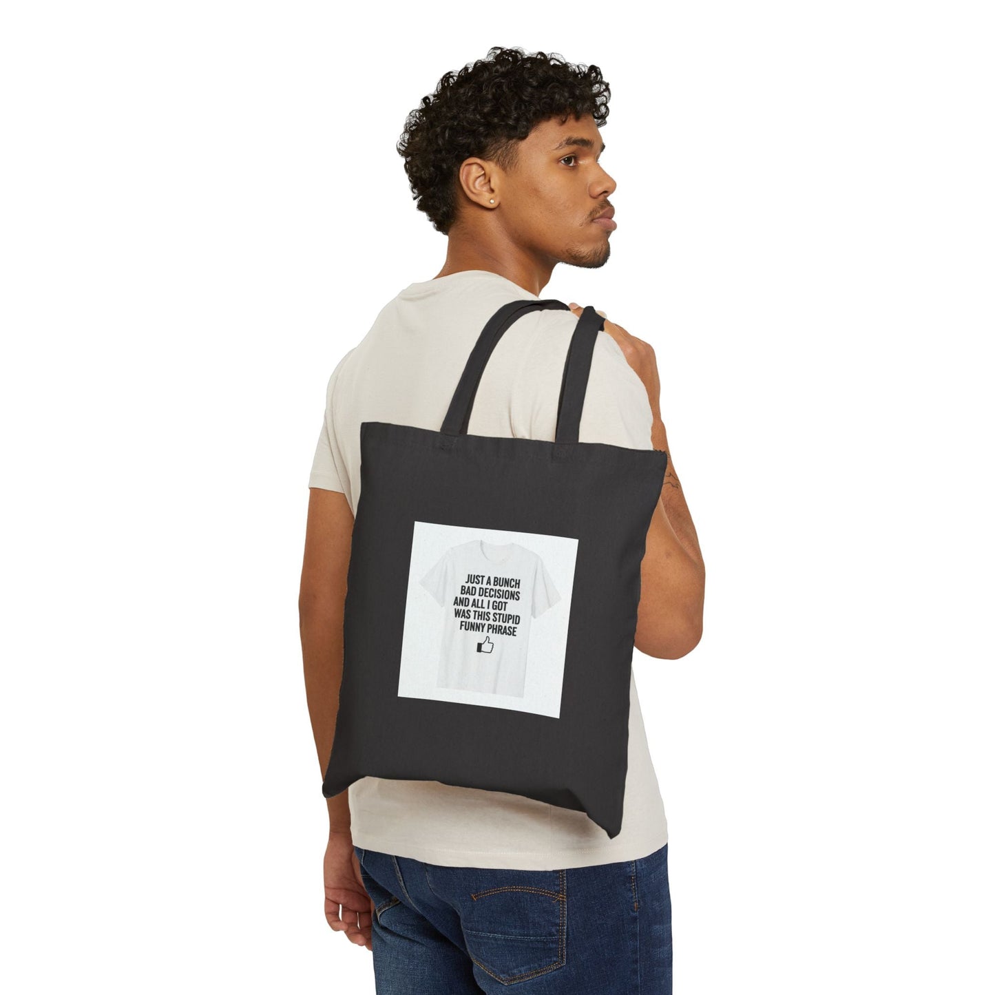 Self-Deprecating Quote Tote | Sarcastic Introvert, Anxiety Humor