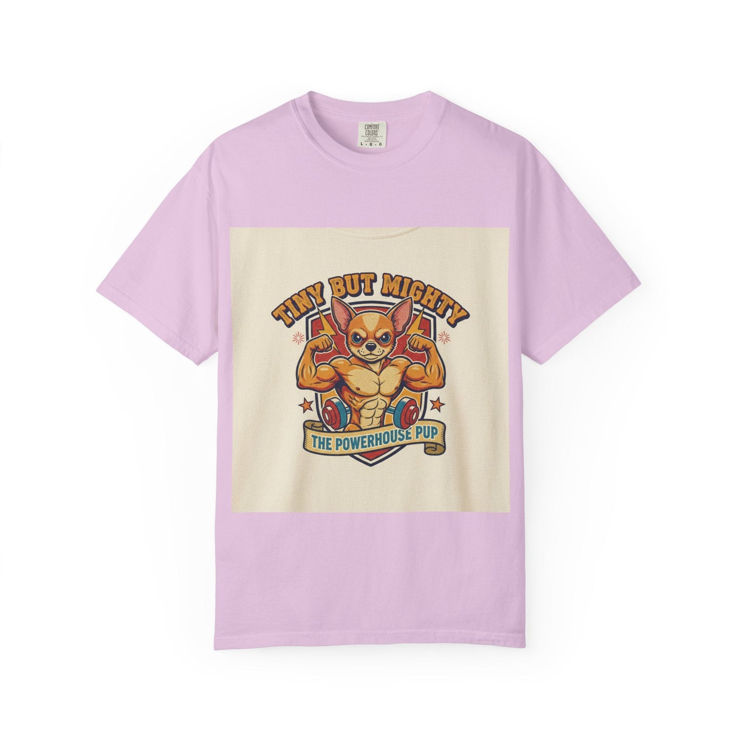 Tiny but Mighty Powerhouse Pup T-Shirt