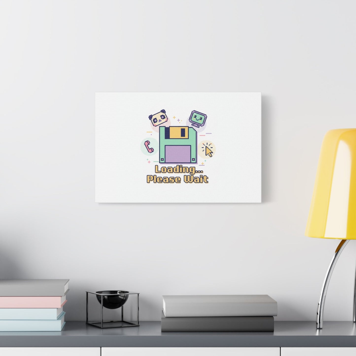 Loading Please Wait Canvas | Old Internet Aesthetic, 90s Web Nostalgia