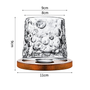 Transparent bubble/wooden Tra