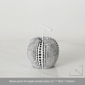 Polka Dot Art Apple (Small)