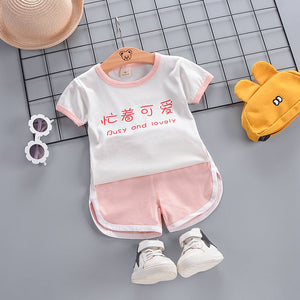Busy cute pink