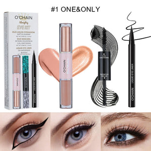 Mascara + Liquid Eyeliner + Liquid Eyeshadow01#