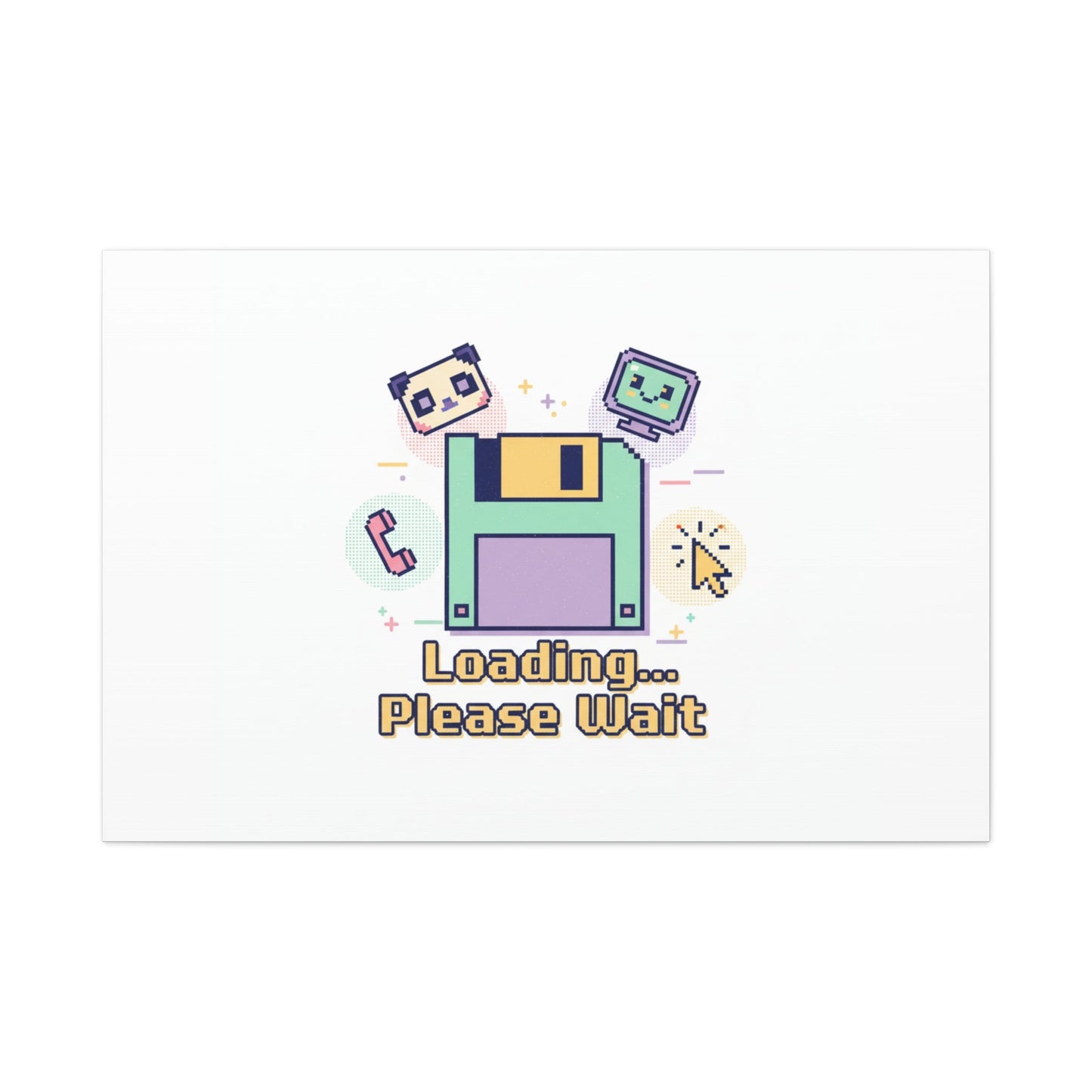 Loading Please Wait Canvas | Old Internet Aesthetic, 90s Web Nostalgia