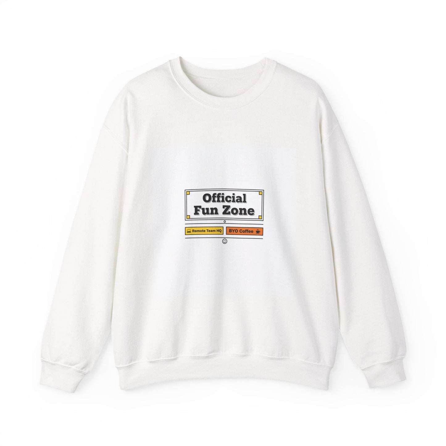 Official Fun Zone Sweatshirt | Office Sign Parody, Workplace Humor