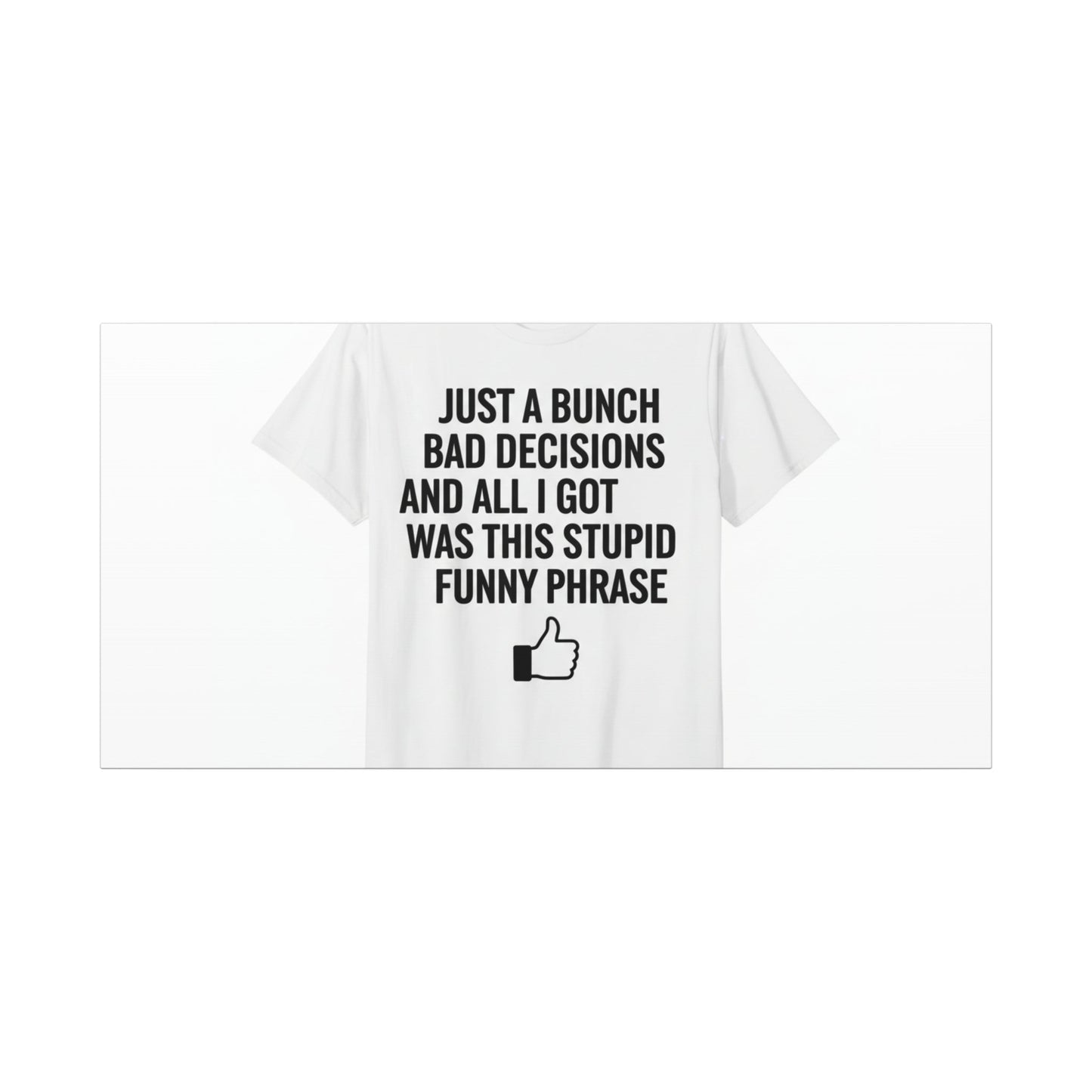 self-deprecating quote Canvas | sarcastic introvert wall art, anxiety humor