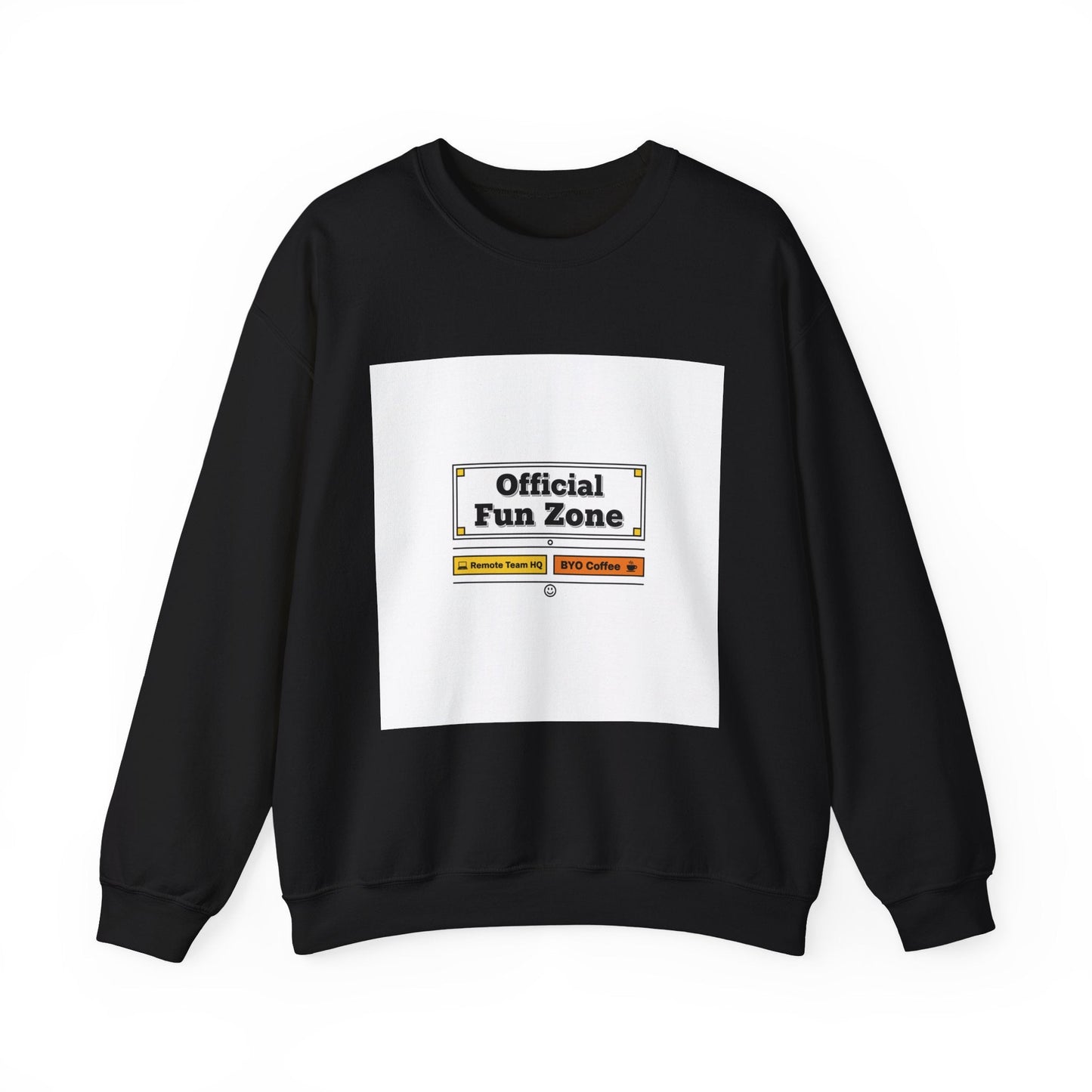 Official Fun Zone Sweatshirt | Office Sign Parody, Workplace Humor