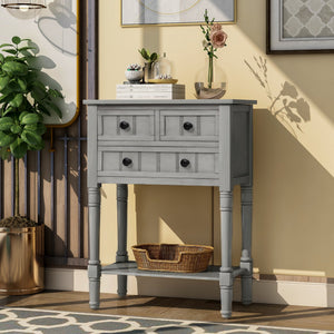 Gray Wash + Solid Wood