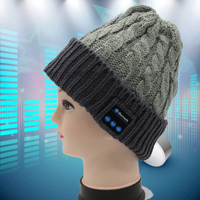 Bluetooth headset music cap