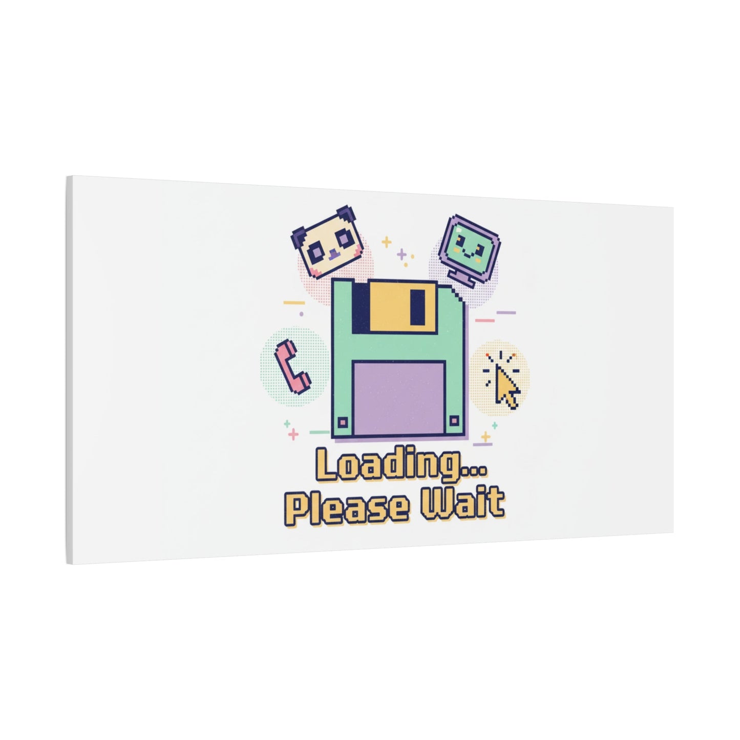 Loading Please Wait Canvas | Old Internet Aesthetic, 90s Web Nostalgia