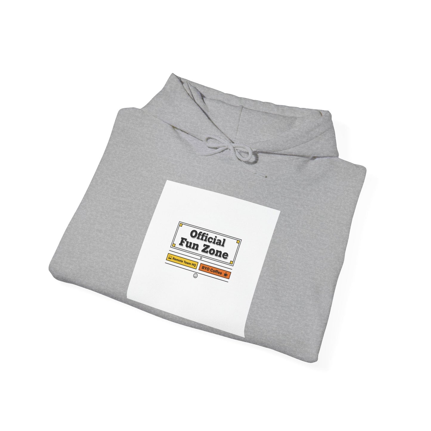 Office Sign Parody “Official Fun Zone” Hoodie | workplace humor, notice label