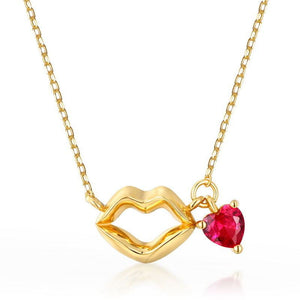 Red corundum