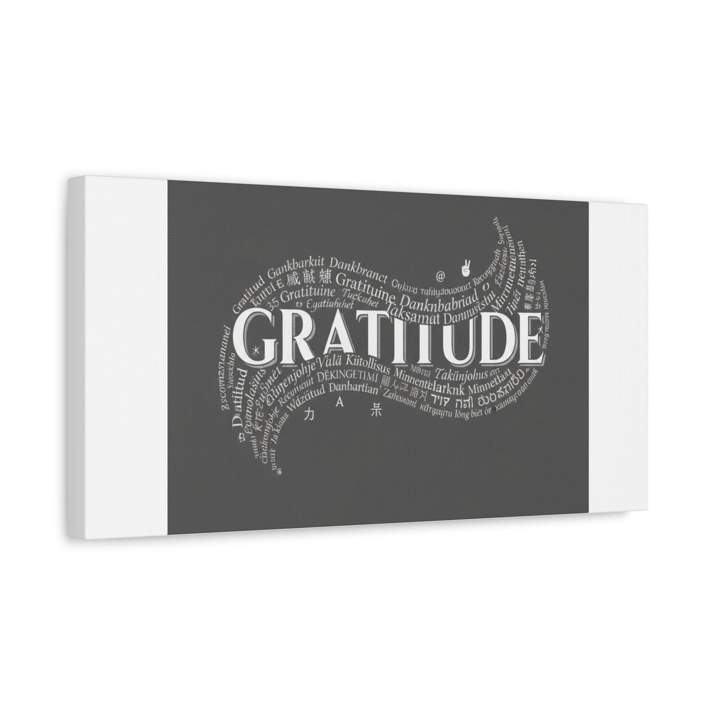 Gratitude Wall Art Matte Canvas | Tiny Treats, sweet uplifting print