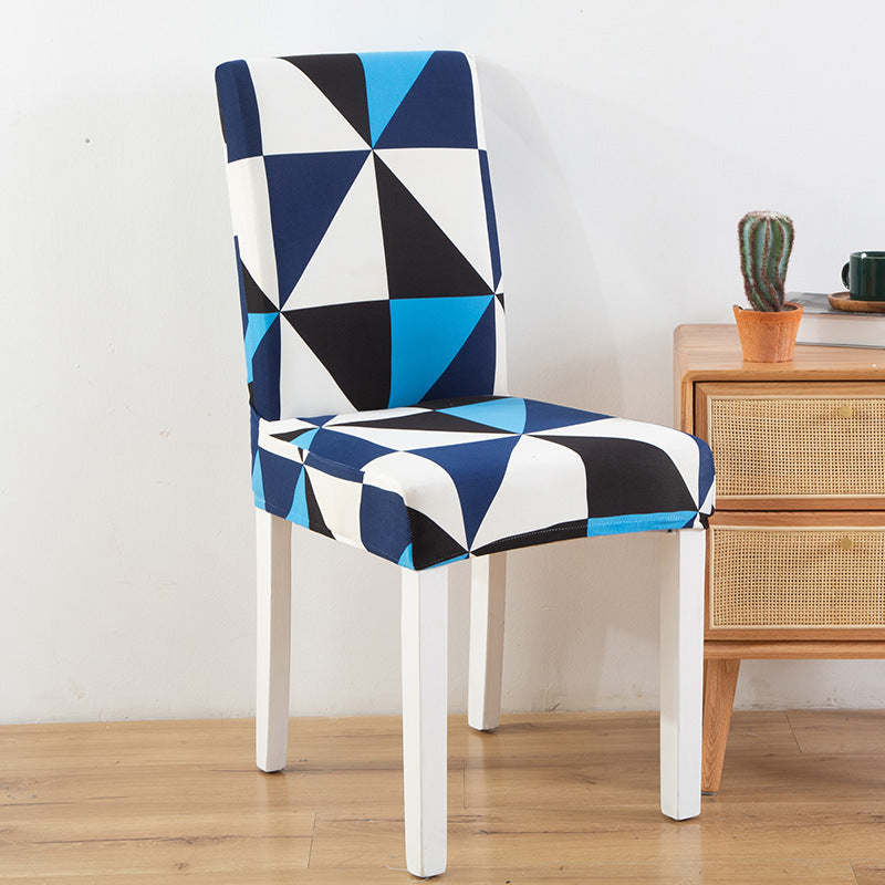 New Chair Cover Printed Chair Cover Elastic Antifouling Hotel Household Chair Cushion Protective Cover