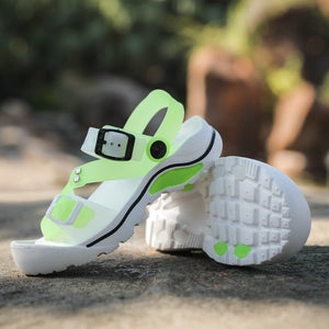 white green